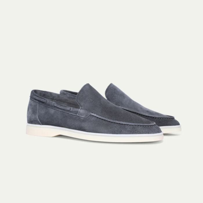 Olvoria | Men's Suede Slip-On Loafers