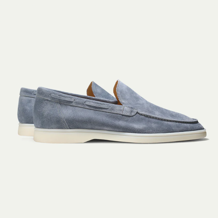 Olvoria | Men's Suede Slip-On Loafers