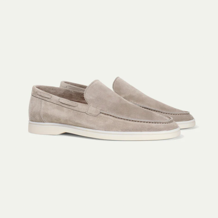 Olvoria | Men's Suede Slip-On Loafers