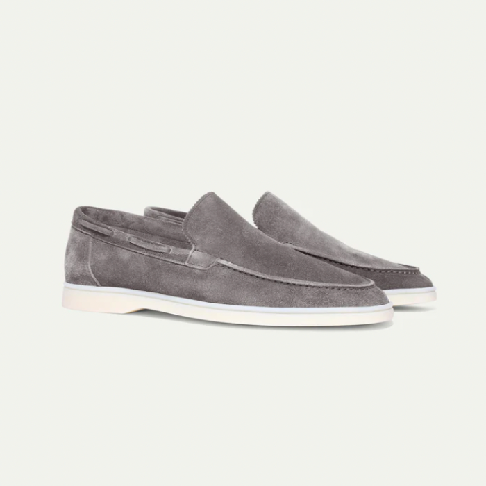 Olvoria | Men's Suede Slip-On Loafers