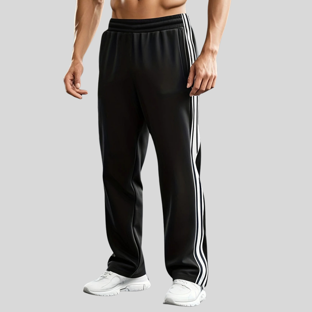 Olvoria | Men's Track Pants with Side Stripes