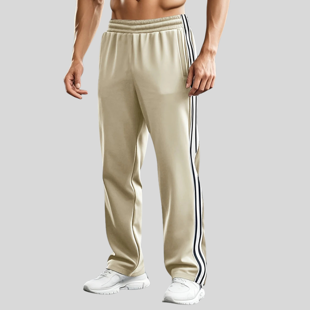 Olvoria | Men's Track Pants with Side Stripes