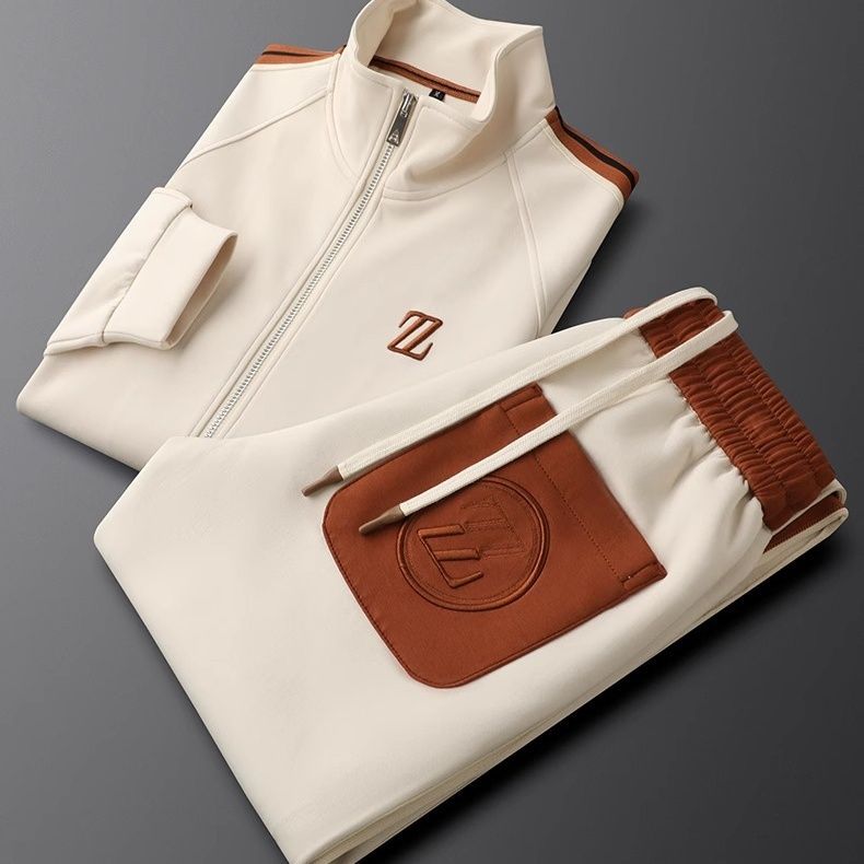 Olvoria | Men's Tracksuit with Side Stripe Detail