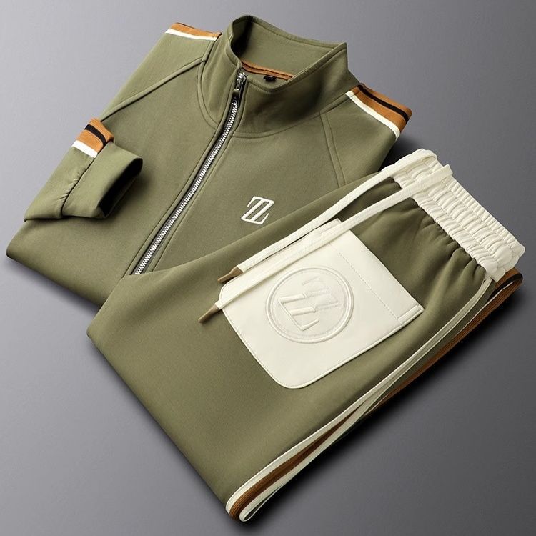 Olvoria | Men's Tracksuit with Side Stripe Detail