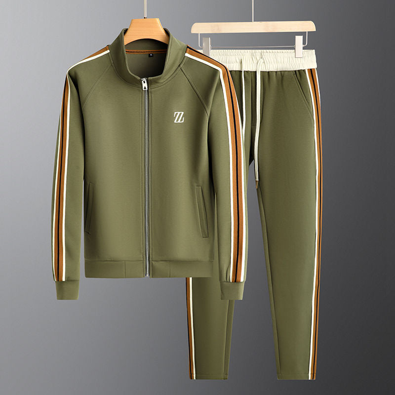 Olvoria | Men's Tracksuit with Side Stripe Detail