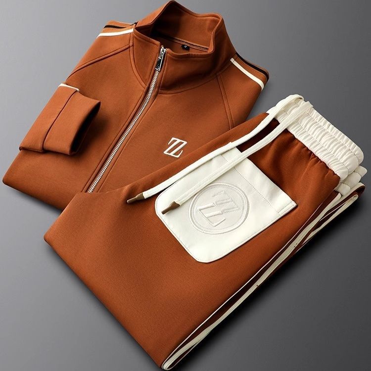 Olvoria | Men's Tracksuit with Side Stripe Detail