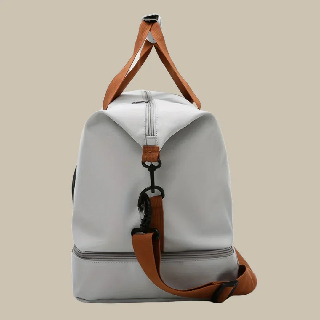 Olvoria | Men's Travel Duffel Bag with Shoe Compartment
