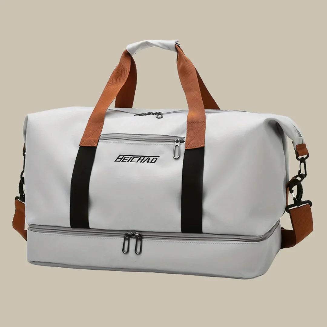 Olvoria | Men's Travel Duffel Bag with Shoe Compartment