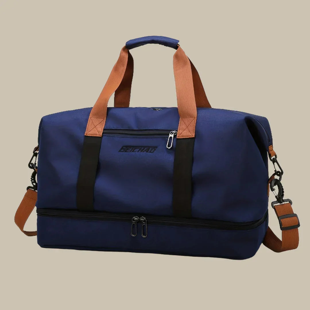 Olvoria | Men's Travel Duffel Bag with Shoe Compartment