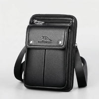 Olvoria | Bolso bandolera vertical para hombre con bolsillo con solapa