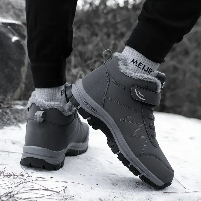 Olvoria | Men's Winter Snow Boots with Fur Lining