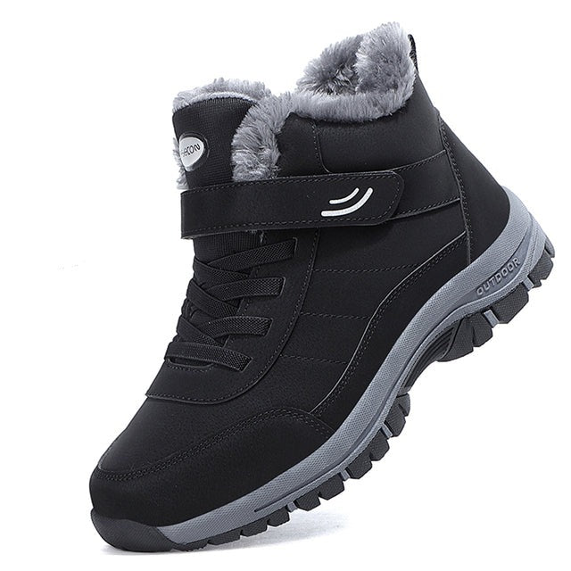 Olvoria | Men's Winter Snow Boots with Fur Lining