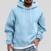 Olvoria | Sweat à capuche pour homme avec poches kangourou