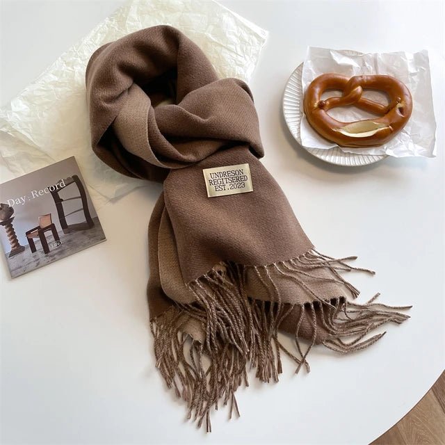 Olvoria | Meriva Soft Warm Wool Scarf for Men and Women