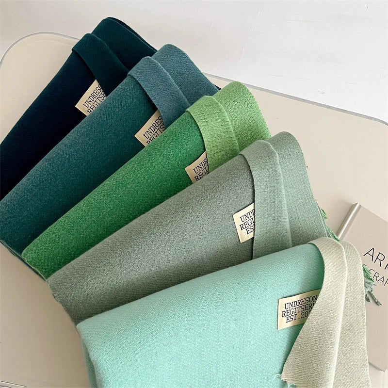 Olvoria | Meriva Soft Warm Wool Scarf for Men and Women