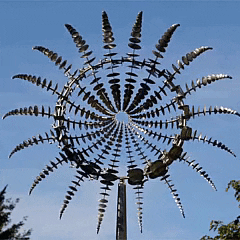 Olvoria Metal Wind Spinner for Garden