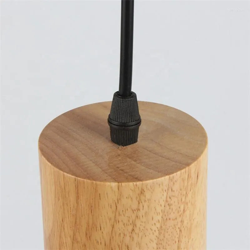 Olvoria | Metal Wood Pendant Light | Modern Industrial Design