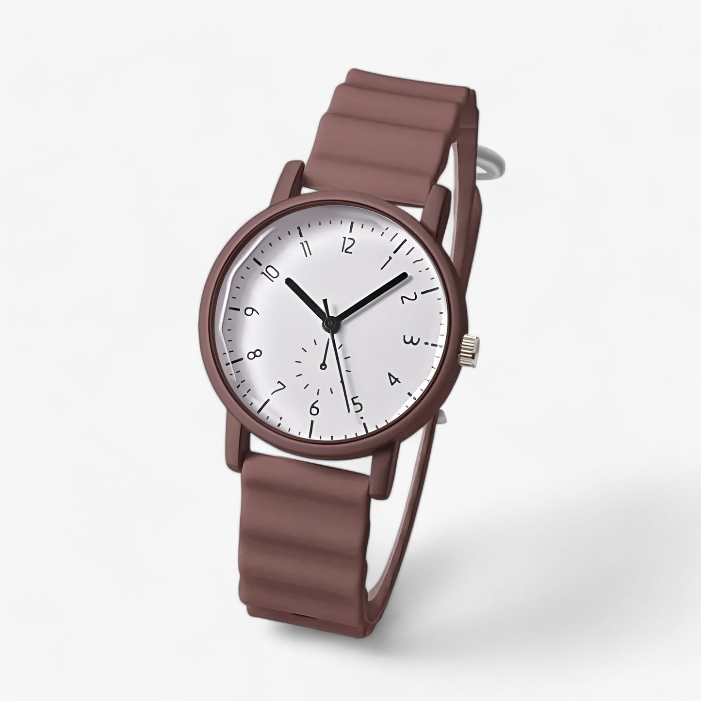 Olvoria | Mina Jelly Watch – Colorful Quartz Watch with Elegant Silicone Wave Strap
