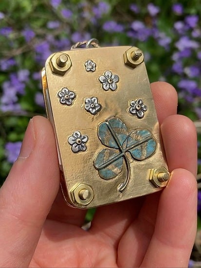 Olvoria | Mini Flower Press | Compact Botanical Keepsake Maker | Portable Craft Tool