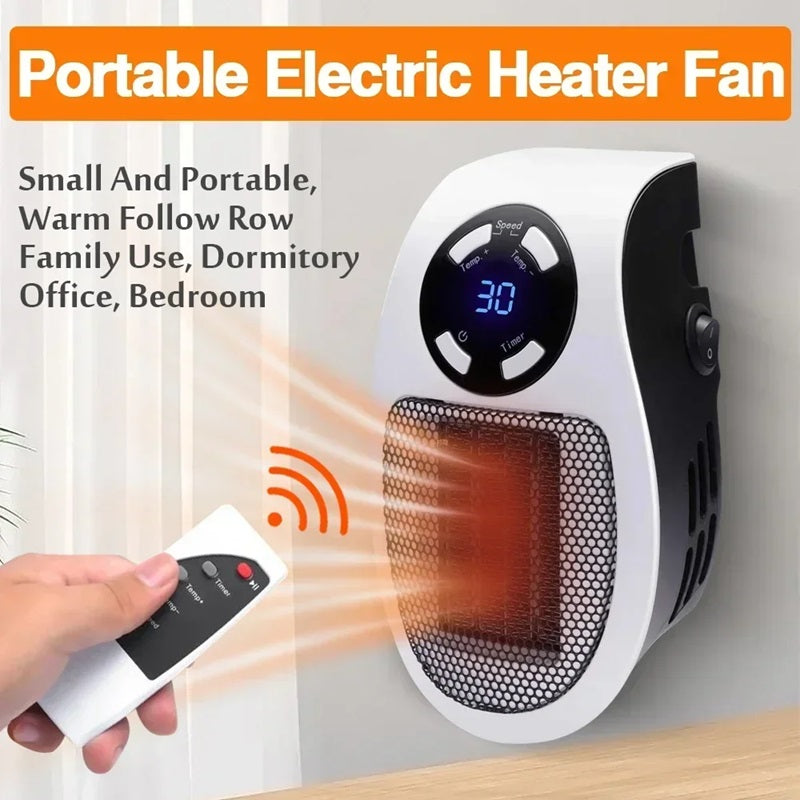 Olvoria | Mini Portable Heater with LED Display and Smart Temperature Control