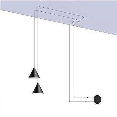 Olvoria | Modern Pendant Light | Minimalist Metal Design