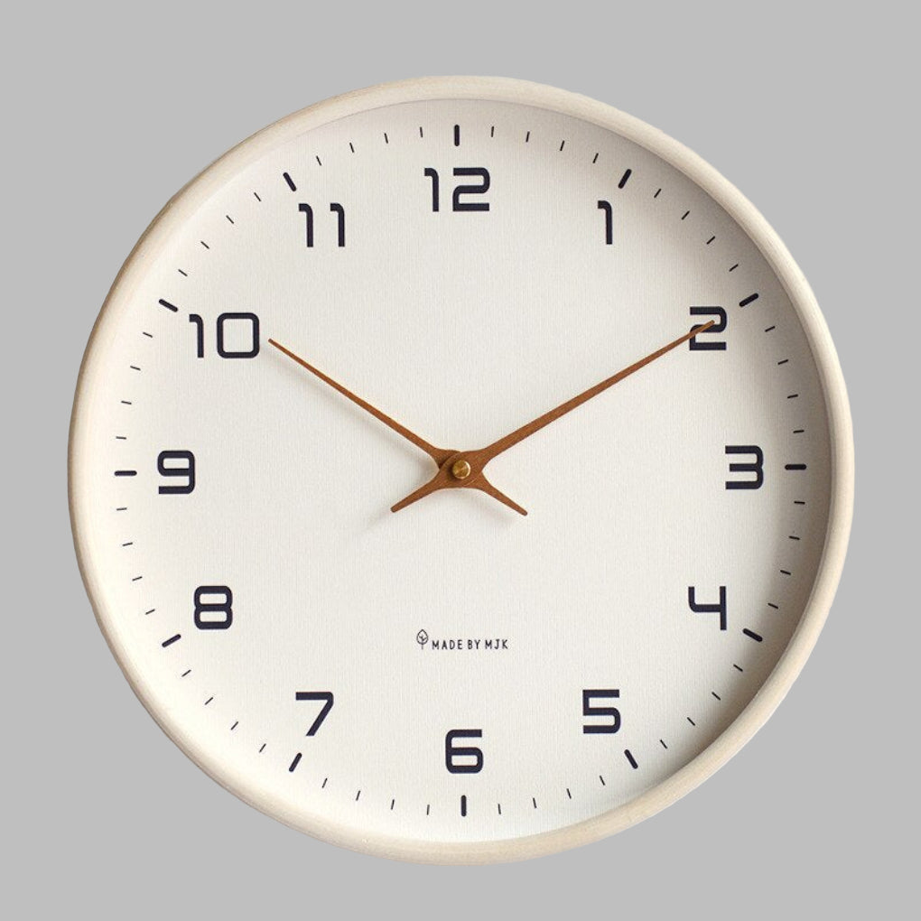 Olvoria | Modern Wall Clock Minimalist Silent Quartz