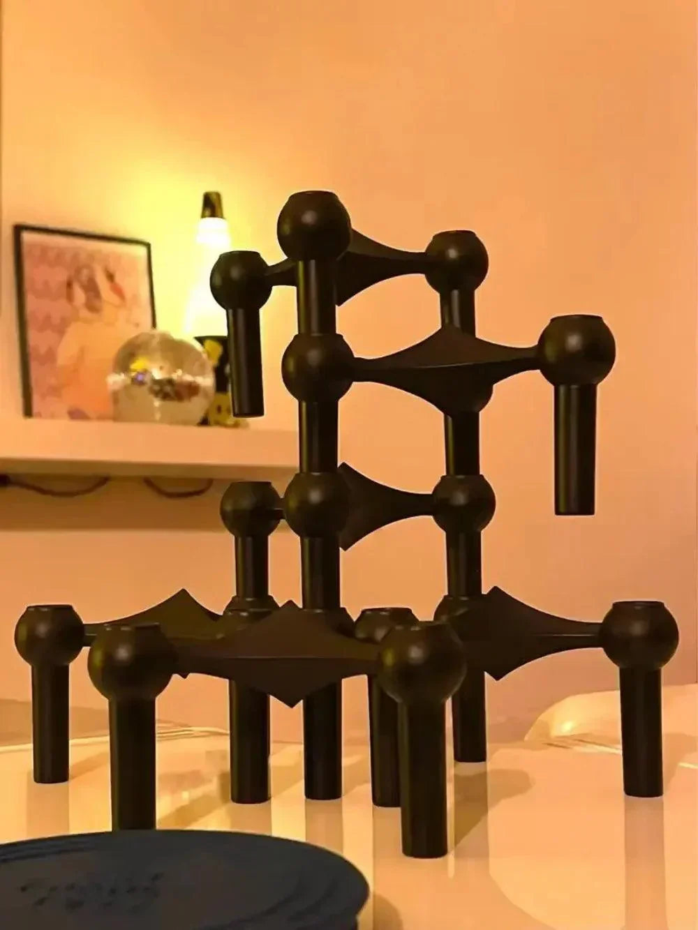 Olvoria | Modular Molecular Metal Candle Holder