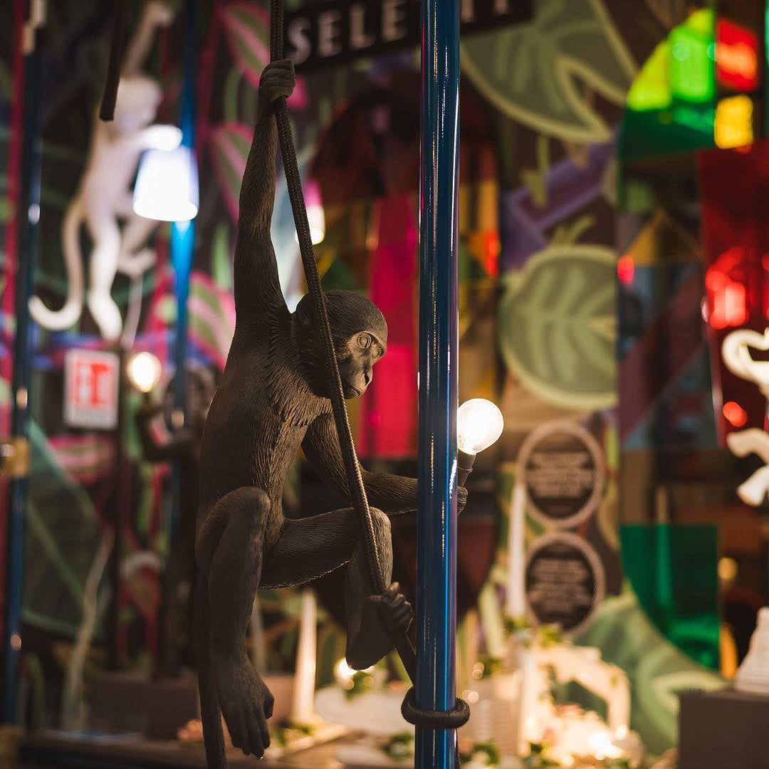 Olvoria | Monkey Pendant Light | Sculptural Design Object