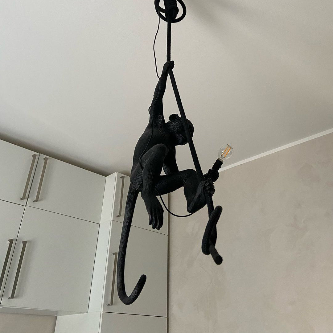 Olvoria | Monkey Pendant Light | Sculptural Design Object