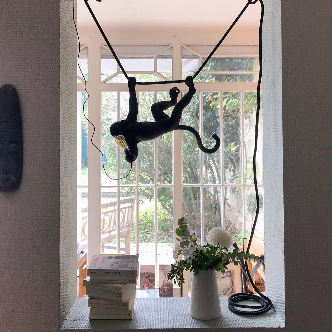 Olvoria | Monkey Pendant Light | Sculptural Design Object