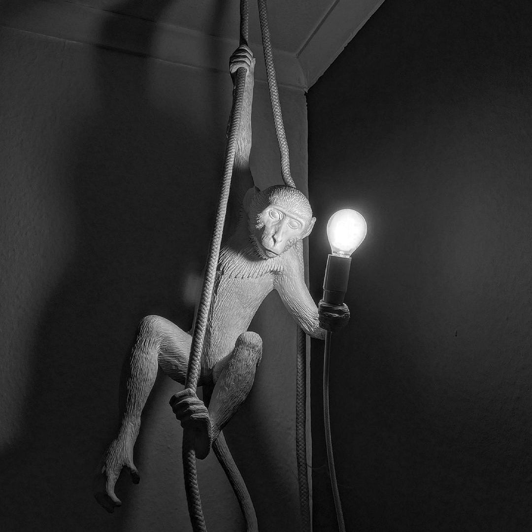 Olvoria | Monkey Pendant Light | Sculptural Design Object