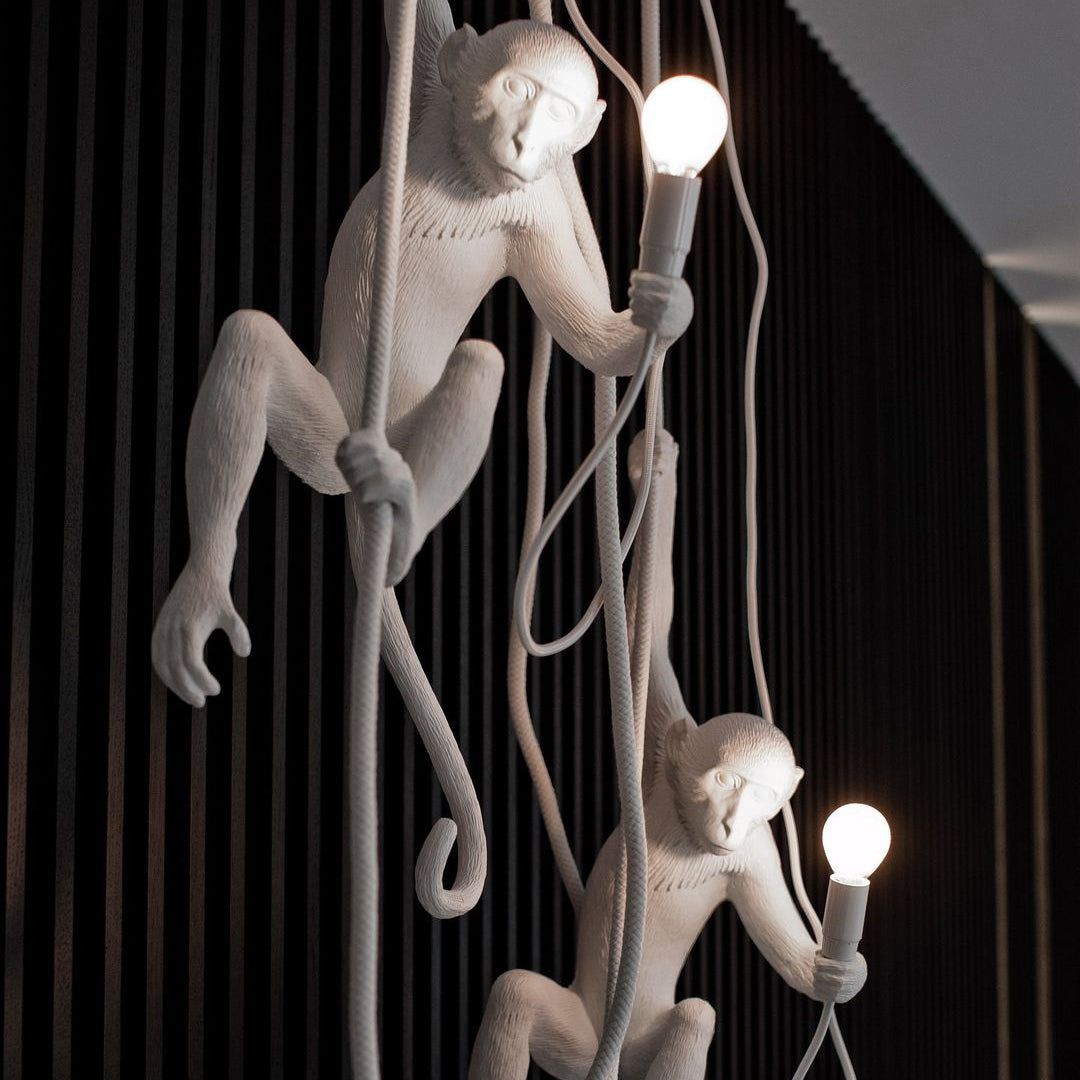 Olvoria | Monkey Pendant Light | Sculptural Design Object