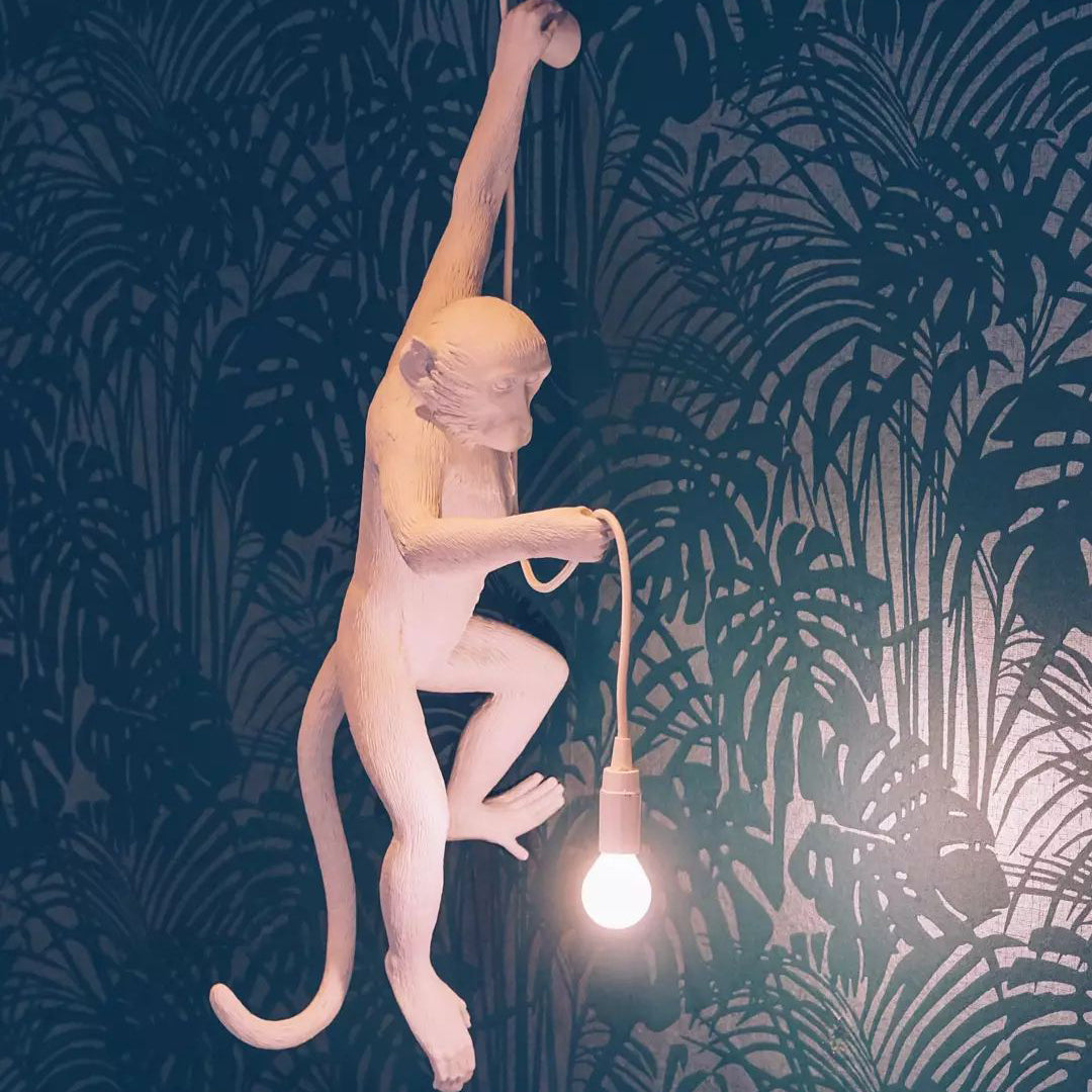 Olvoria | Monkey Pendant Light | Sculptural Design Object