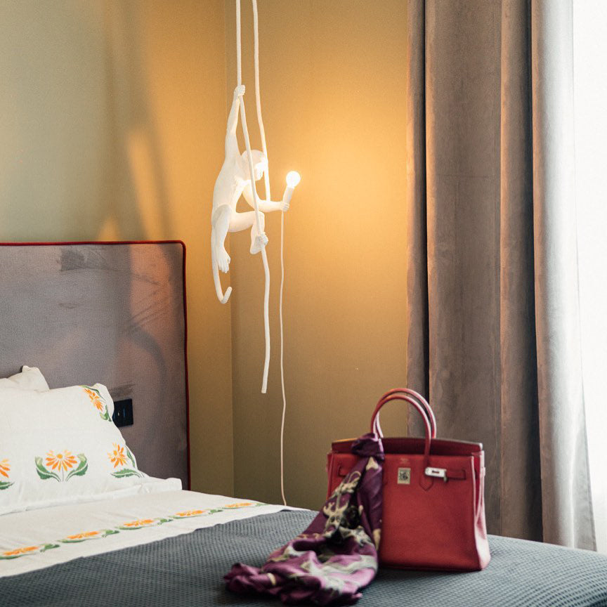 Olvoria | Monkey Pendant Light | Sculptural Design Object