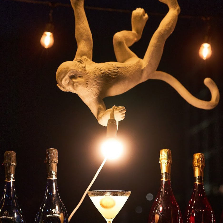 Olvoria | Monkey Pendant Light | Sculptural Design Object