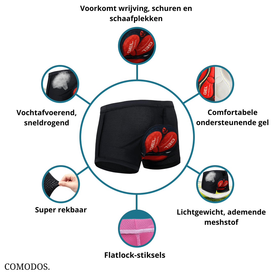 Olvoria | Motorcycle Padded Shorts | Gel Shock Protection