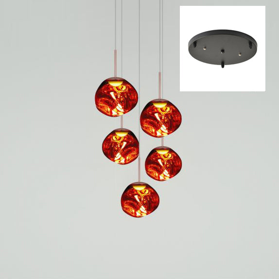 Olvoria | Multi-Arm Pendant Light | Sculptural Melt Design