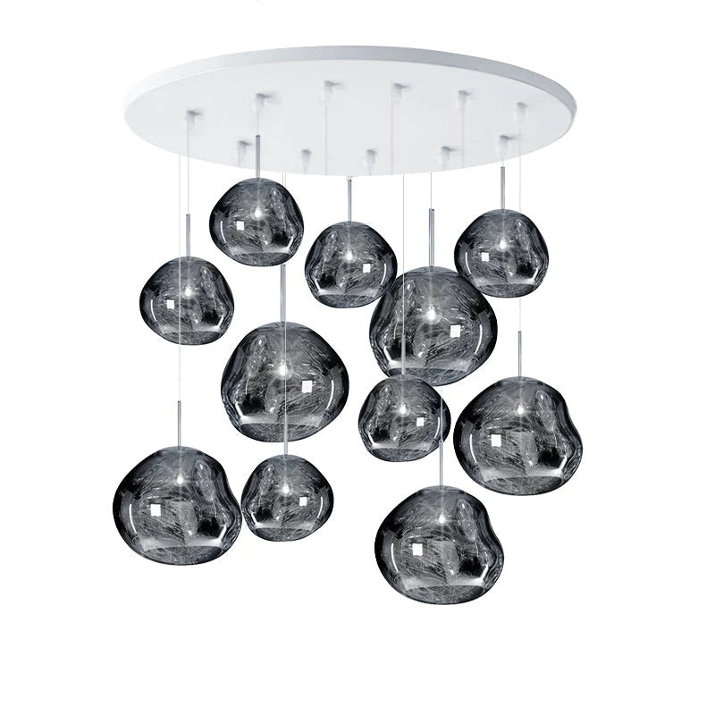 Olvoria | Multi-Arm Pendant Light | Sculptural Melt Design