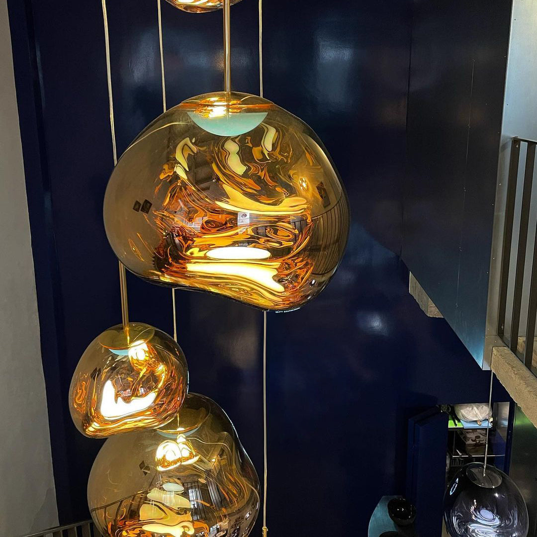 Olvoria | Multi-Arm Pendant Light | Sculptural Melt Design