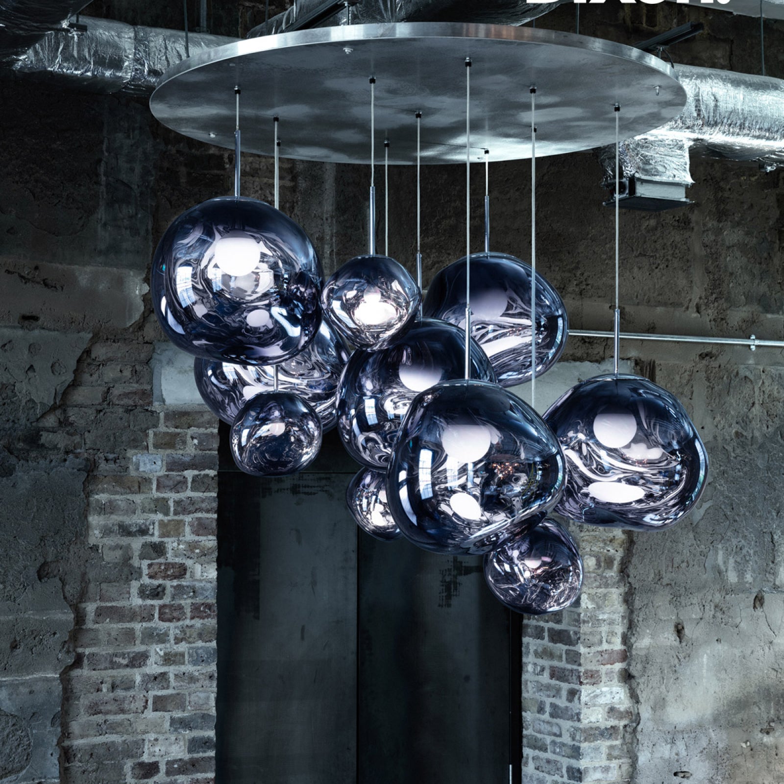 Olvoria | Multi-Arm Pendant Light | Sculptural Melt Design