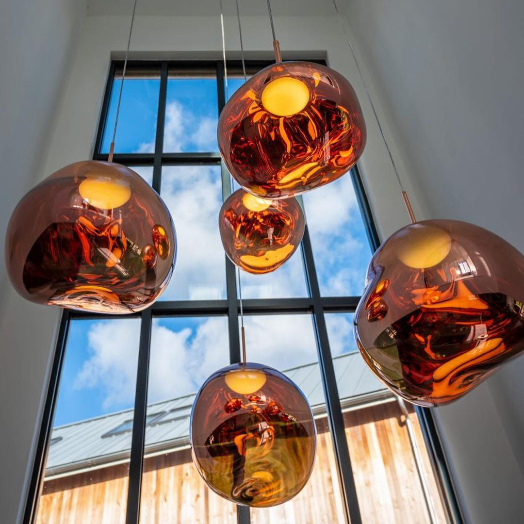 Olvoria | Multi-Arm Pendant Light | Sculptural Melt Design