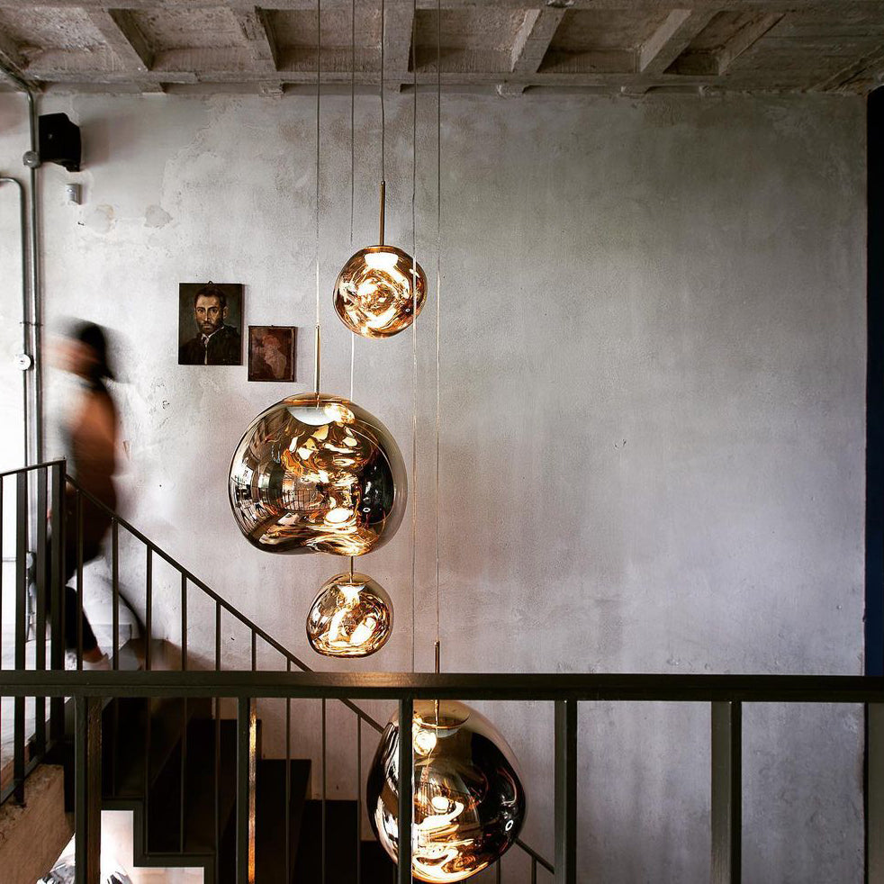 Olvoria | Multi-Arm Pendant Light | Sculptural Melt Design