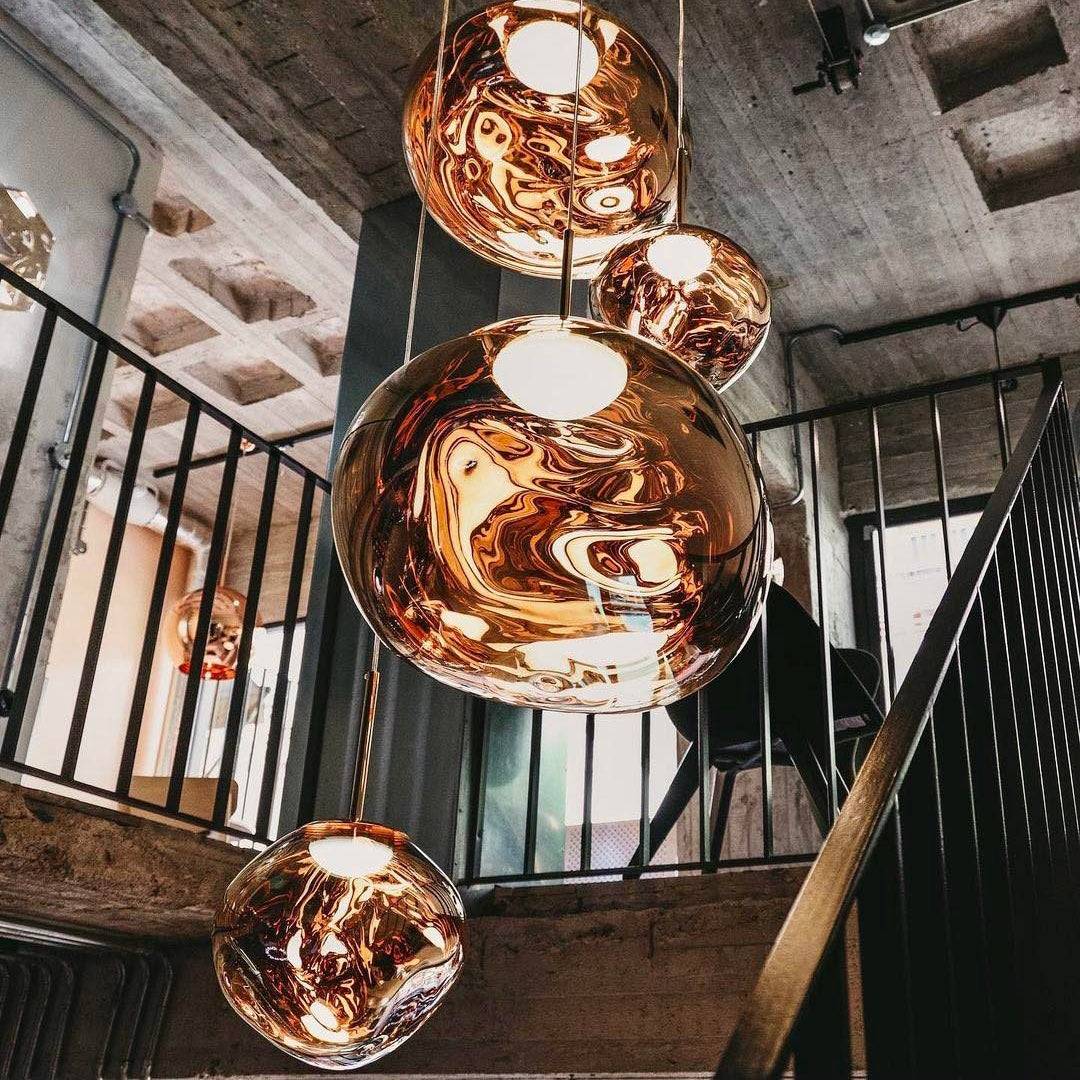 Olvoria | Multi-Arm Pendant Light | Sculptural Melt Design
