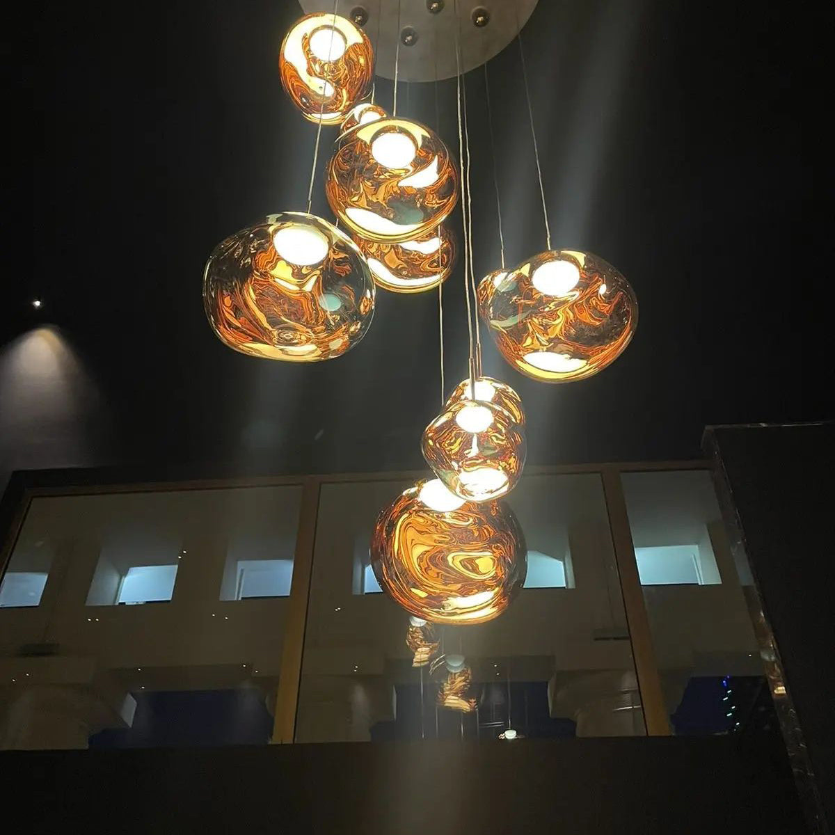 Olvoria | Multi-Arm Pendant Light | Sculptural Melt Design