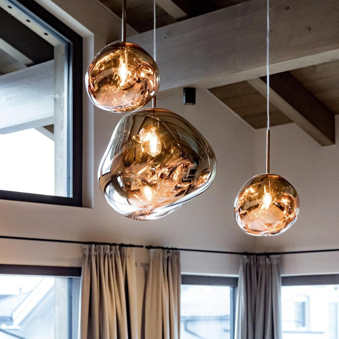 Olvoria | Multi-Arm Pendant Light | Sculptural Melt Design