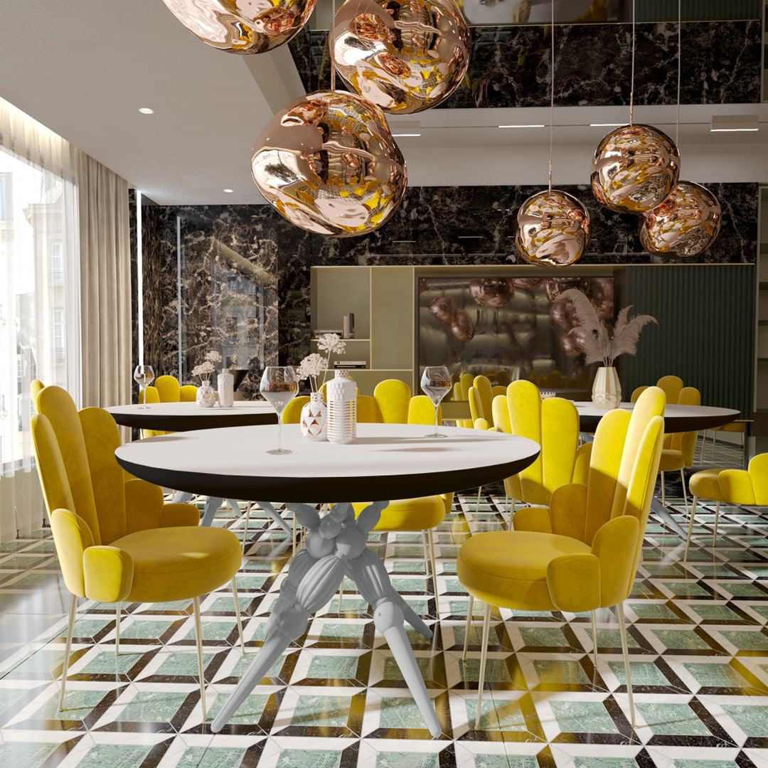 Olvoria | Multi-Arm Pendant Light | Sculptural Melt Design