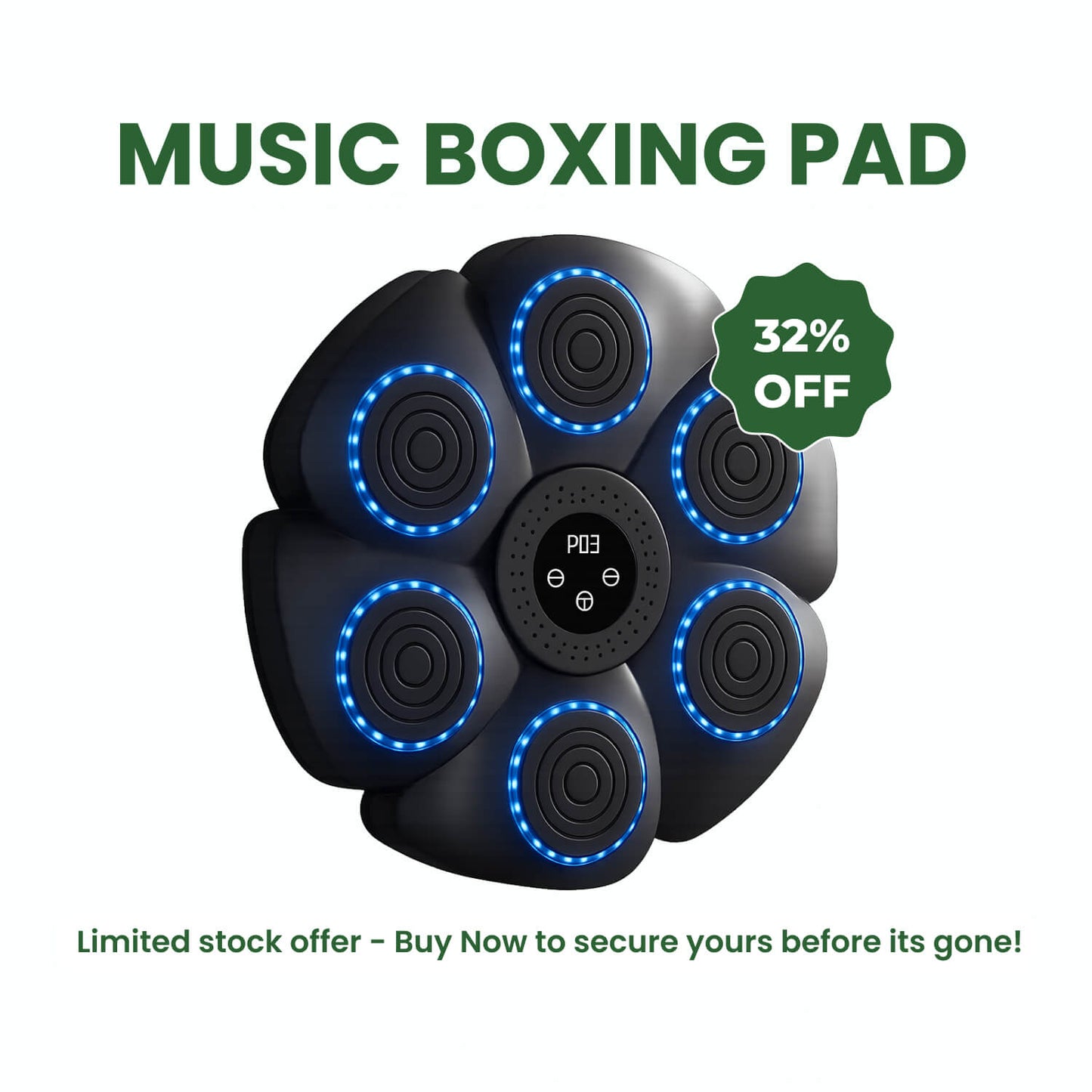 Olvoria | Music Boxing Machine | Interactive Training | RGB & Bluetooth