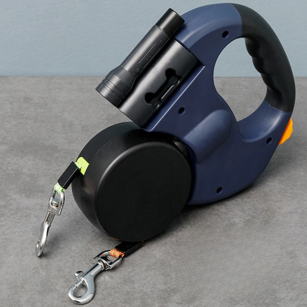 Olvoria | Never Tangle Again – Double Leash for Dogs with LED Light