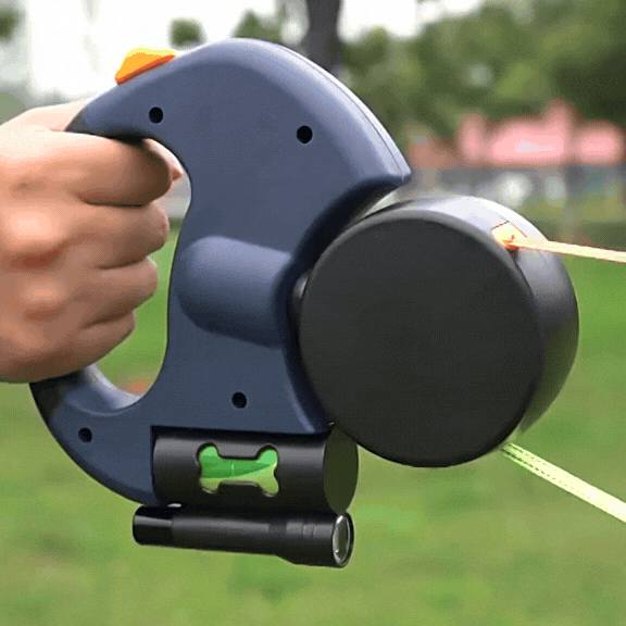 Olvoria | Never Tangle Again – Double Leash for Dogs with LED Light