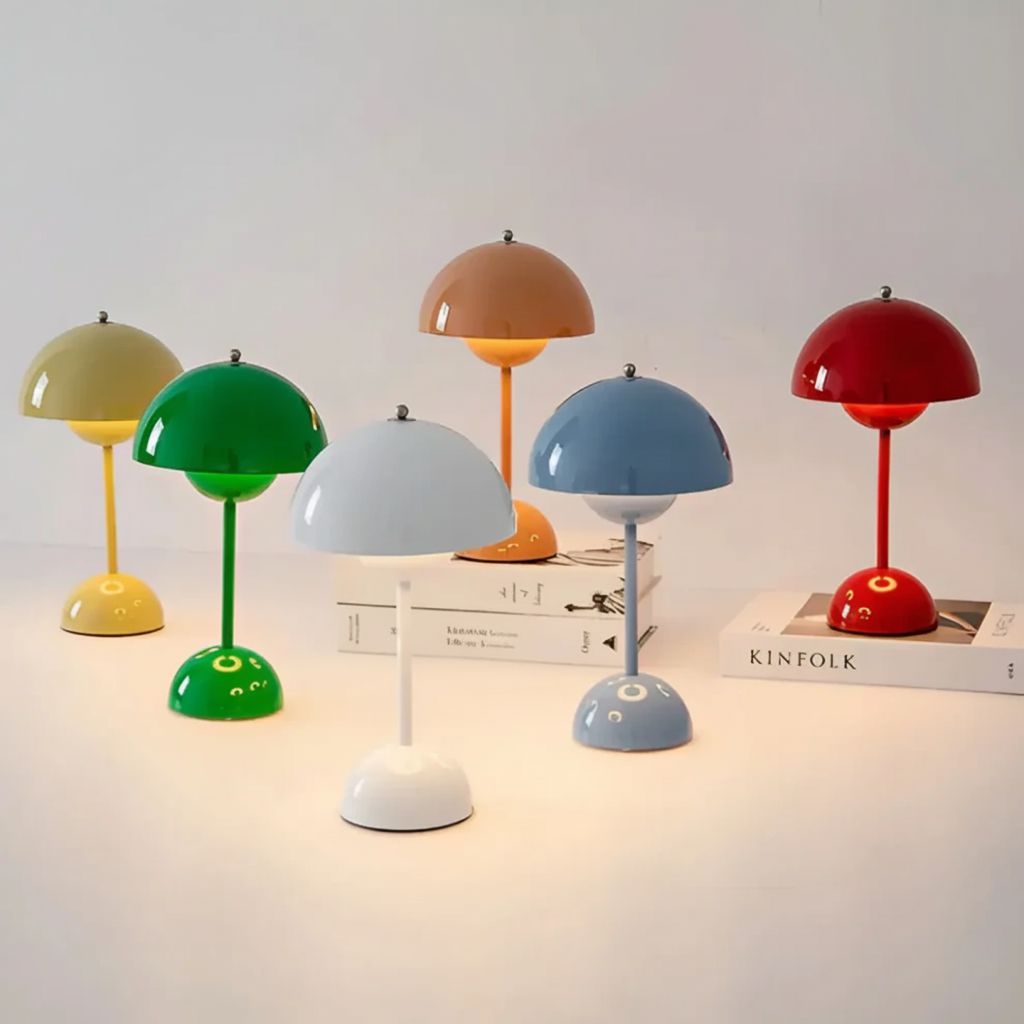 Olvoria | NordicNest Scandinavian Table Lamp | Dimmable, Modern & Bedside Lamp